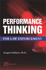 Performance Thinking for Law Enforcement book cover